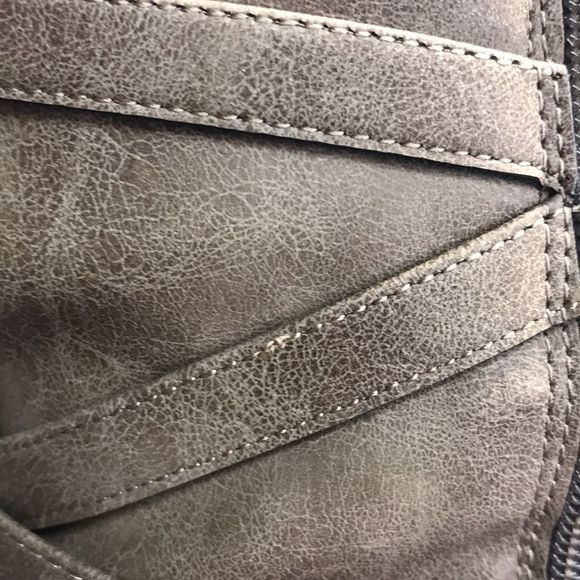 Journee Carly Taupe Vegan Leather Riding Boots 8M - Picture 10 of 11